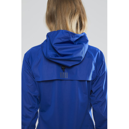 Veste à capuche Running CRAFT Femme Zippée Hydro Jacket Bleu AH 2019