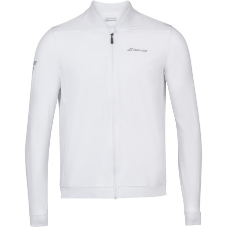 Veste à capuche BABOLAT Garçon PLAY Jacket Junior Blanc 2020