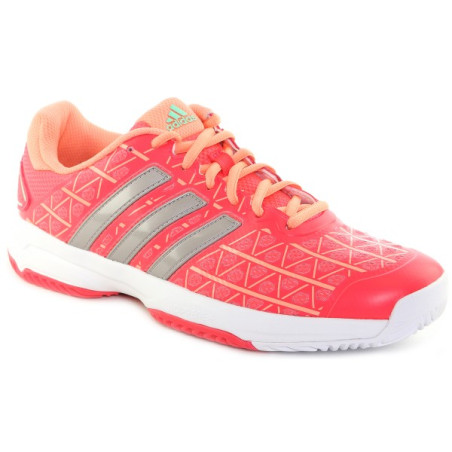 Chaussure ADIDAS Junior Barricade Club Rouge / Rose / Blanc PE 2016 