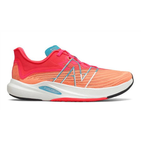 Chaussures Running NEW BALANCE Femme REBEL2 Fuelcell Orange / Blanc PE 2021