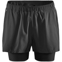 Short Running CRAFT Homme ADV Essence 2-in-1 Noir PE 2020