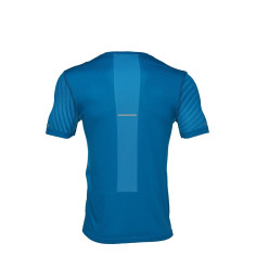 T-Shirt Running ASICS Homme SEAMLESS SS TEXTURE Bleu 2019 2