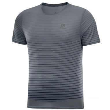T-Shirt Running SALOMON Homme Sense Tee Gris PE...