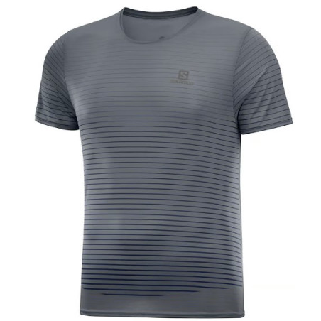 T-Shirt Running SALOMON Homme Sense Tee Gris PE 2020