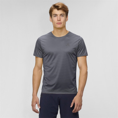 T-Shirt Running SALOMON Homme Sense Tee Gris PE...