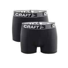 Sous Vetements CRAFT Homme Boxer Greatness Pack x2 Noir...