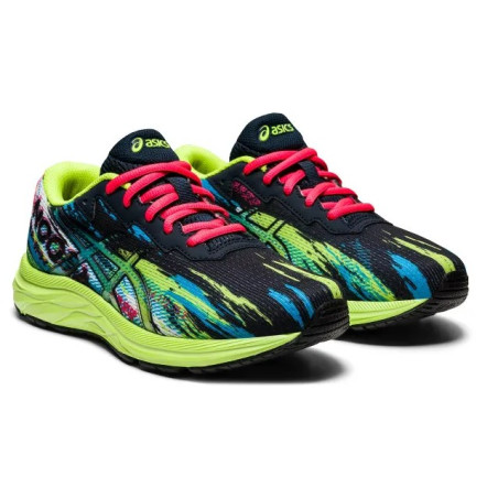 Chaussures Running ASICS Junior GEL-NOOSA TRI 13 GS Noir / Vert / Rose PE 2021