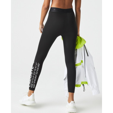 Legging Femme LACOSTE SPORT imprimés Noir /...