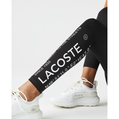 Legging Femme LACOSTE SPORT imprimés Noir /...