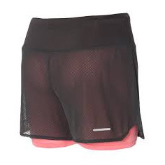 Short Running ASICS Femme VENTILATE 2 in 1 3.5 IN Gris /... 2