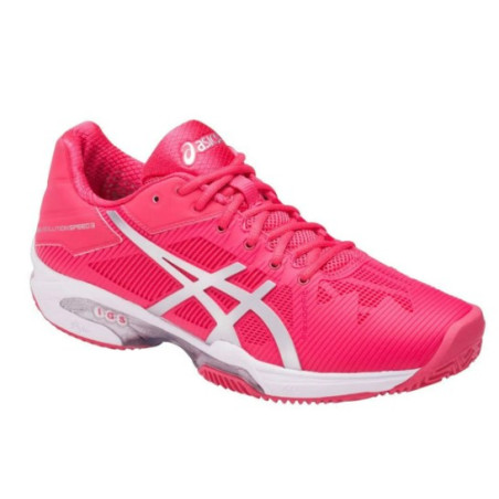 Chaussures ASICS Femme Gel-Solution Speed 3 Terre Battue Rose PE 2017