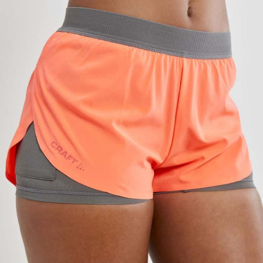 Short Running CRAFT Femme Vent 2-in-1 Racing...