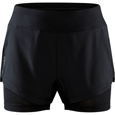 Short Running CRAFT Femme ADV ESSENCE 2-IN-1 SHORTS AH21 Noir