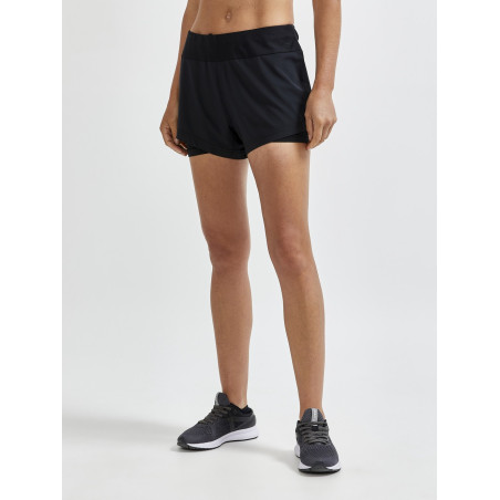 Short Running CRAFT Femme ADV ESSENCE 2-IN-1 SHORTS AH21 Noir