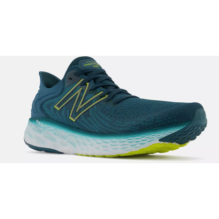 Chaussures Running NEW BALANCE Homme M1080Y11 Vert d'Eau / Jaune AH  2021