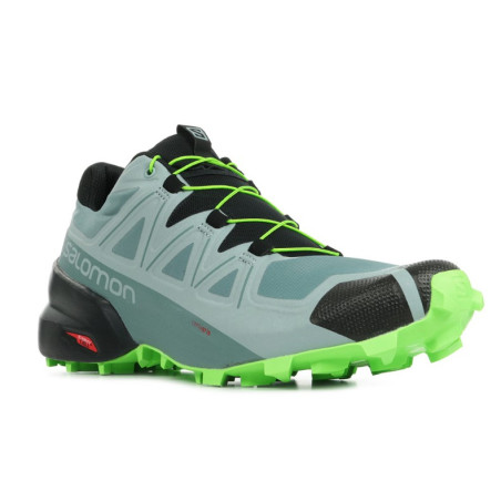 Chaussures Running SALOMON Homme SPEEDCROSS 5 Grise / Vert AH 2021