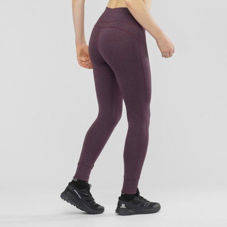 Collant Running SALOMON Femme COMET Tech Leg Mauve AH 2020