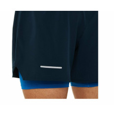 Short Running ASICS Homme ROAD 2-N-1 5IN Bleu PE 2021 2