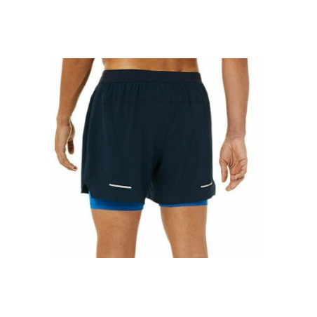 Short Running ASICS Homme ROAD 2-N-1 5IN Bleu PE 2021