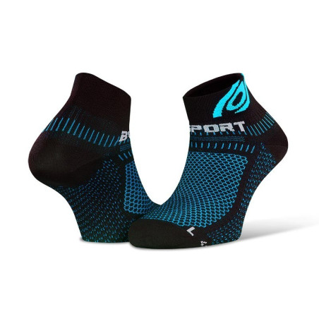 Chaussettes Running BV SPORT Ligth 3D Courte Noir / Bleu PE 2023