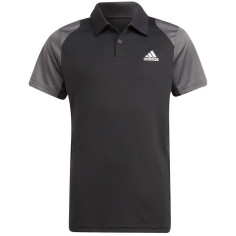 Polo ADIDAS Garçon B CLUB POLO Noir / Gris 2021
