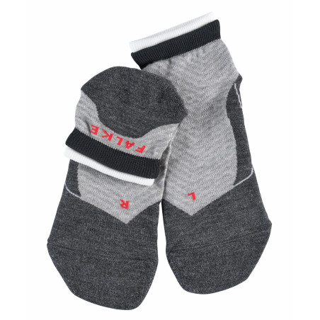 Chaussettes FALKE Homme RU4 Short Grise / Noire PE 2020