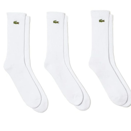 Chaussettes LACOSTE Blanc / Vert 2022
