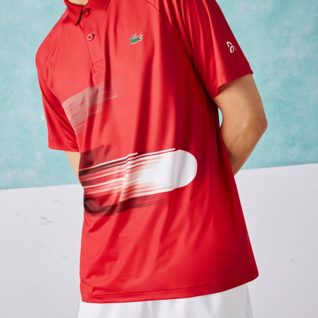 Polo LACOSTE Homme SPORT DJOKOVIC Rouge 2022