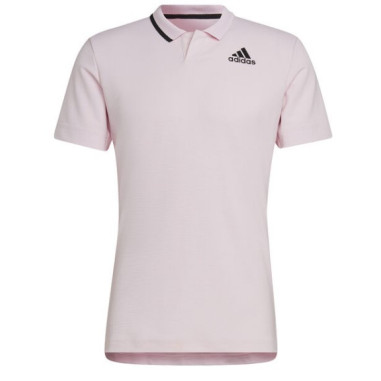 Polo ADIDAS Homme US SERIES Rose / Noir AH 2022