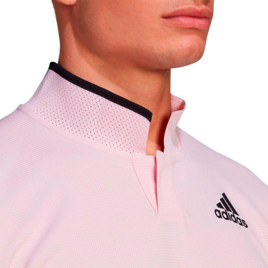 Polo ADIDAS Homme US SERIES Rose / Noir AH 2022