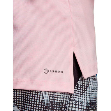 Polo ADIDAS Homme US SERIES Rose / Noir AH 2022