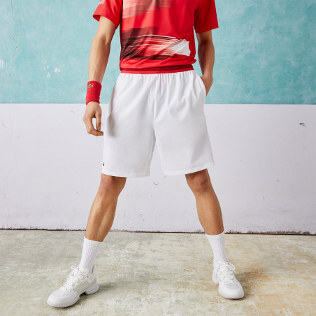 Short LACOSTE Homme DJOKOVIC Blanc 2022