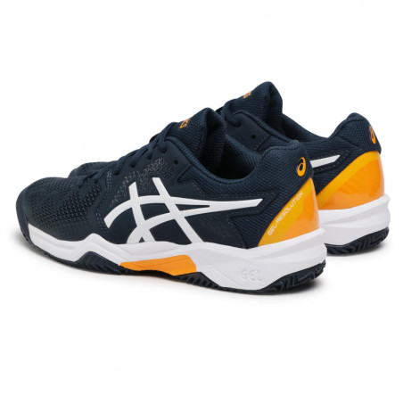 Chaussures ASICS Junior GEL-RESOLUTION 8 CLAY GS Marine / Blanche PE 2021