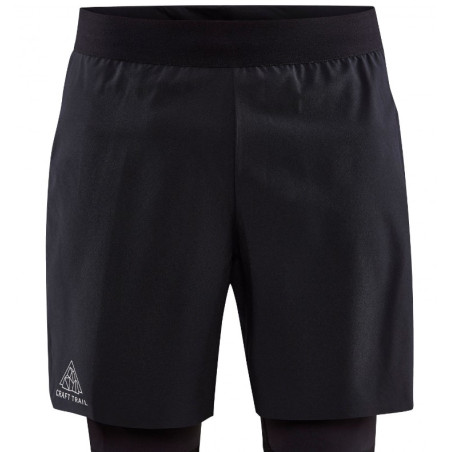 Short Running CRAFT Homme PRO TRAIL 2IN1 Noir PE 2023
