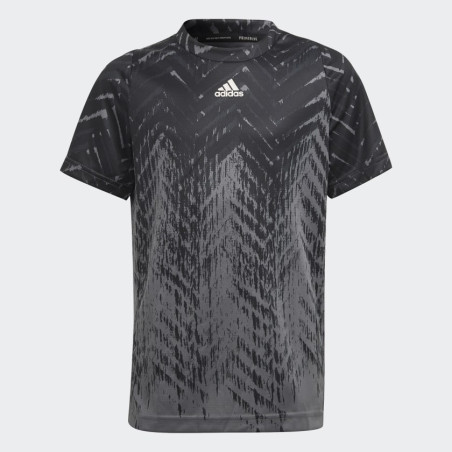 T-Shirt ADIDAS Junior FLIFT PR TEE PB Noir / Gris AH 2021