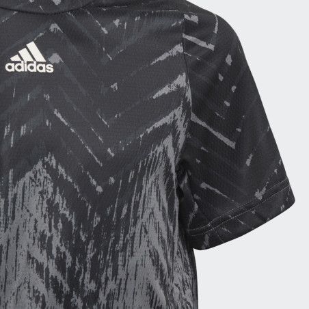 T-Shirt ADIDAS Junior FLIFT PR TEE PB Noir / Gris AH 2021