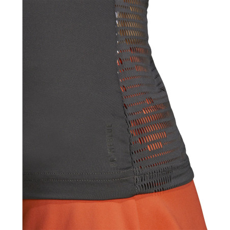 Débardeur ADIDAS Femme Y-TANK PRIMEBLUE Gris / Orange PE 2020