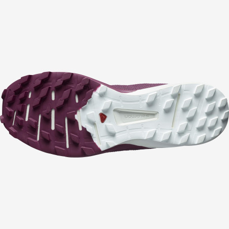 Chaussures Running SALOMON Femme SENSE 4 W PRO Pourpre / Blanc AH 2021