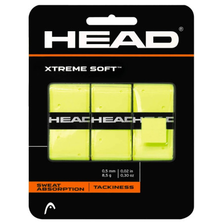 Surgrip HEAD Xtreme Soft Jaune x3