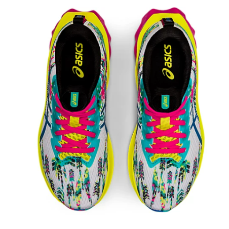 Chaussures Running ASICS Femme NOVABLAST 2 Rose / Jaune / Vert PE 2022