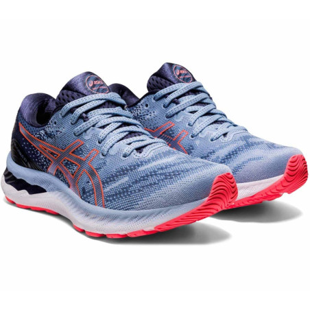 Chaussures Running ASICS Femme GEL-NIMBUS 23 Gris / Rose  AH 2021