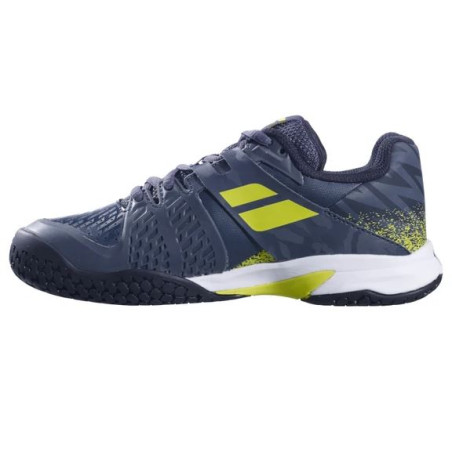 Chaussures BABOLAT Garçon PROPULSE Junior Toutes Surfaces Grise / Jaune 2023