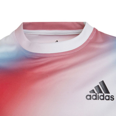 T-Shirt ADIDAS Garçon Junior Q1 TEE Blanc...