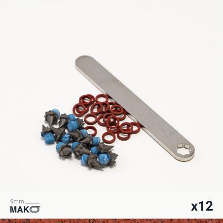 Pointes MAKO SMARTPOWER 9 MM  X 12 + CLE  2023