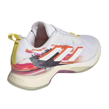 Chaussures ADIDAS Femme AVACOURT Toutes surfaces Blanc / Orange / Jaune AH 2022
