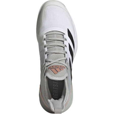 Chaussures ADIDAS Femme ADIZERO UBERSONIC 4 W Toutes Surfaces Ecru/Gris AH 2021