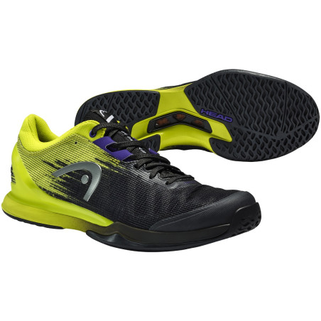 Chaussures HEAD Homme SPRINT PRO 3.0 LTD Noire / Jaune 2021