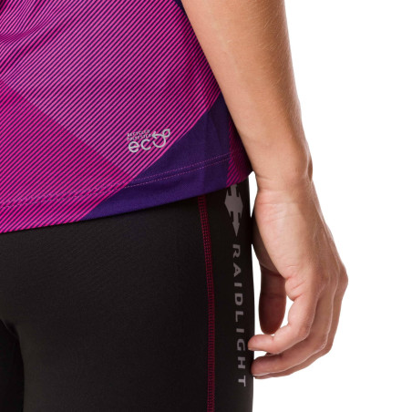 T-Shirt Running RAIDLIGHT Femme Manches Courtes TECHNICAL Pourpre/Violet PE 2020