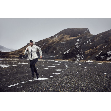 Veste à capuche Running CRAFT Femme Zippée Hydro Jacket Ecru PE 2020