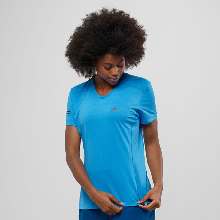 T-Shirt Running SALOMON Femme XA TEE W Bleu